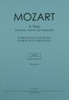 MOZART 4 Klaviertrios (G, E, C, G)