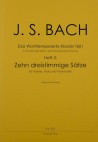 BACH - Wohltemp. Klavier Teil 1, Heft 3