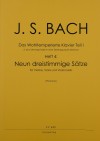 BACH - Wohltemp. Klavier Teil 1, Heft 4