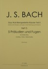 BACH J.S. Wohltemperiertes Klavier Teil 2 - Heft 3