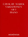 MAREK 12 Variations op. 3 pour piano