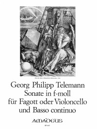 TELEMANN Sonate f-moll (TWV 41:f1) Fagott und Bc.