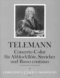 TELEMANN Concerto C major (TWV 51:C1) -piano score