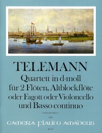 TELEMANN Quartett d-moll (TWV 43:d1) Tafelmusik II