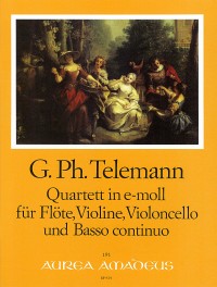 TELEMANN Quartett e-moll (TWV43:e2) Tafelmusik III