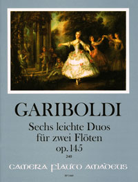 GARIBOLDI 6 easy duos op. 145 for 2 flutes