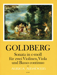 GOLDBERG Sonata in c-moll - Part.u.St.