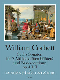 CORBETT W. 6 Sonaten op. 4 - Band I/1-3