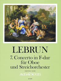 LEBRUN 7. Concerto in F-dur - Partitur