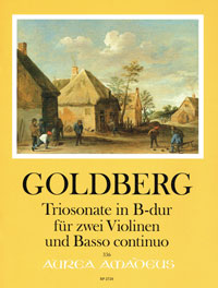 GOLDBERG Sonata a tre B flat major - Score & Parts