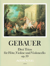 GEBAUER Three trios op. 39 - Parts