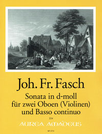 FASCH Sonata D minor [First Edition]