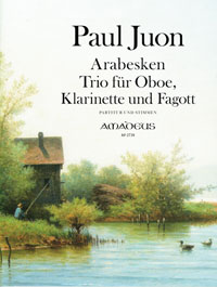 JUON Arabesken, Trio op. 73 - Score & Parts