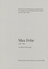 Max Fehr (1887 - 1963) von Edwin Nievergelt