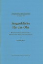 MEYER, Thomas  Augenblicke fr das Ohr
