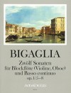BIGAGLIA 12 Sonatas op.1/5-8 - Volume II