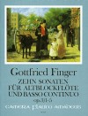 FINGER 10 Sonatas op. 3 - Volume I: 1-5