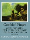 FINGER 10 Sonaten op. 3 - Band II: Sonaten 6-10