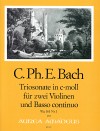 BACH C.Ph.E. Sonata a tre in c minor (Wq 161 Nr.1)