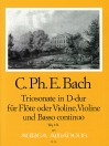 BACH C.Ph.E.  Sonata a tre in D major (Wq 151)