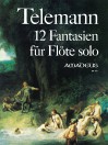 TELEMANN 12 Fantasien (TWV 40:2-13) mit Faksimile