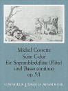 CORRETTE Suite C major op.5/1 for soprano rec.+bc.