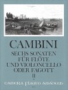 CAMBINI 6 Sonaten für Flöte und Cello - Bd II: 4-6