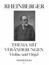 RHEINBERGER Thema mit Veränderungen op. 150 Nr. 1