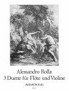 ROLLA, A. 3 Duette für Flöte und Violine - Stimmen