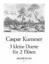 KUMMER 3  kleine Duette op. 20 für zwei Flöten