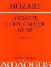MOZART Andante in C major, KV 315 - Piano red.