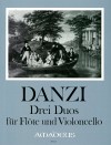 DANZI 3 Duos op. 64 für Flöte und Cello - Stimmen