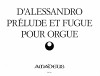 d'ALESSANDRO Prélude et Fugue op. 45 pour orgue