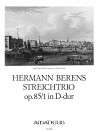 BERENS Streichtrio I op. 85/1 in D-dur - Stimmen