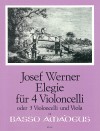 WERNER ”Elegie” op. 21 für 4 Violoncelli