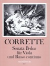 CORRETTE Sonate in B-dur für Viola und Bc.