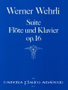 WEHRLI Suite op. 16 for flute and piano