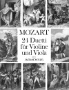 MOZART 24 Duetti für Violine und Viola - Stimmen