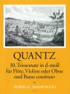 QUANTZ 30. Sonata a tre d minor (QV 2:Anh. 9)