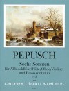 PEPUSCH 6 Sonatas for treble rec.+bc. - Vol.I:1-3