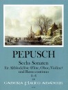 PEPUSCH 6 Sonatas for treble rec.+bc. - Vol.II:4-6