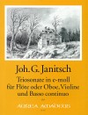 JANITSCH Triosonate e-moll für Flöte,Violine u.Bc.