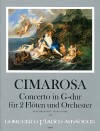 CIMAROSA Concerto in G-dur - KA mit 2 Solost.