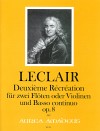 LECLAIR L'AINÉ J.-M. Deuxième Récréation op. 8