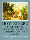 HOTTETERRE  5 Suites op. 2 - Volume I: Suites 1-2