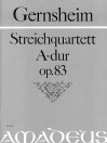 GERNSHEIM Streichquartett Nr.5 in A-dur op. 83