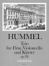 HUMMEL Trio op.78 for flute, violoncello and piano