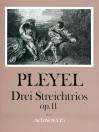 PLEYEL 3 Trios concertant op. 11 - Parts