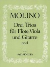MOLINO 3 Trios op. 4 für Flöte, Viola und Gitarre