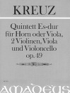 KREUZ Quintett in Es-dur op. 49 - Stimmen